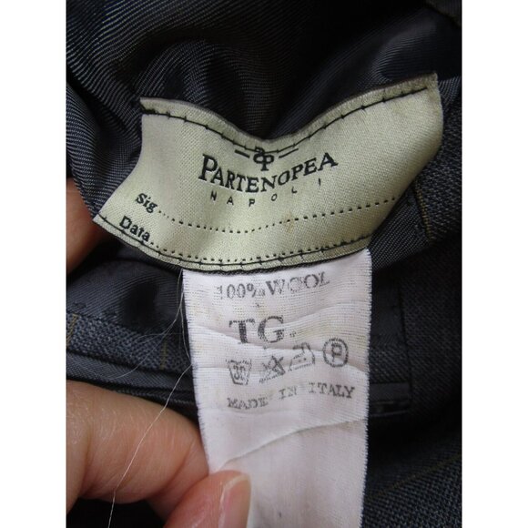 Sartoria Partenopea Sport Coat 44 Striped Napoli Blazer Wool Jacket * - Picture 12 of 13